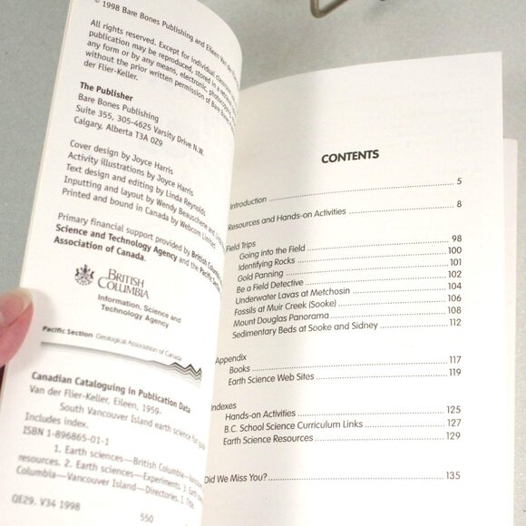 South Vancouver Island Earth Science Fun Book by Eileen Van der Flier-Keller - Picture 4 of 10